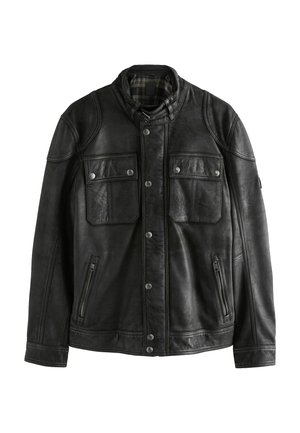 Next, FOUR POCKET  - Læderjakker - black nubuck