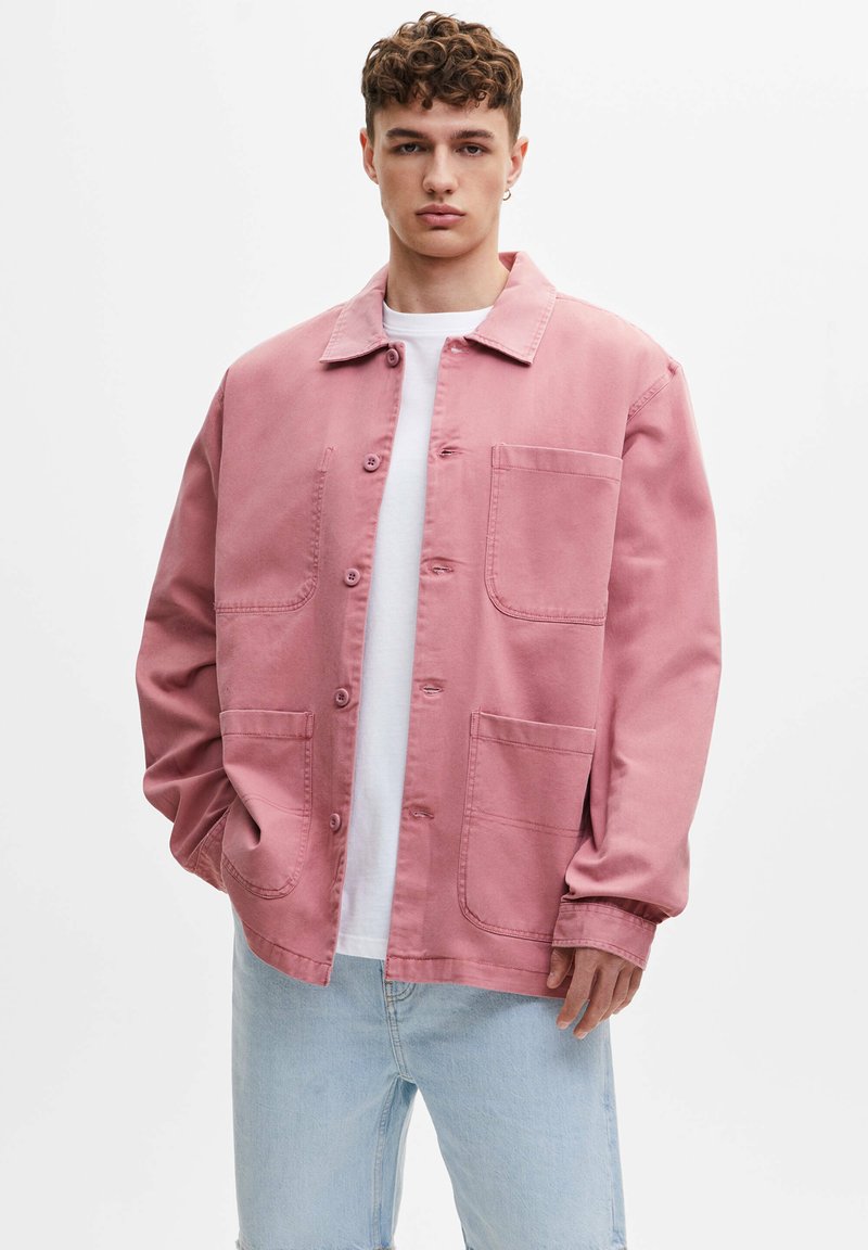 Herren Leichte Jacken | PULL&BEAR BASIC UTILITY Leichte Jacke mottled pink/pink meliert - BV57050 Herren Leichte Jacken | PULL&BEAR BASIC UTILITY Leichte Jacke mottled pink/pink meliert - BV57050