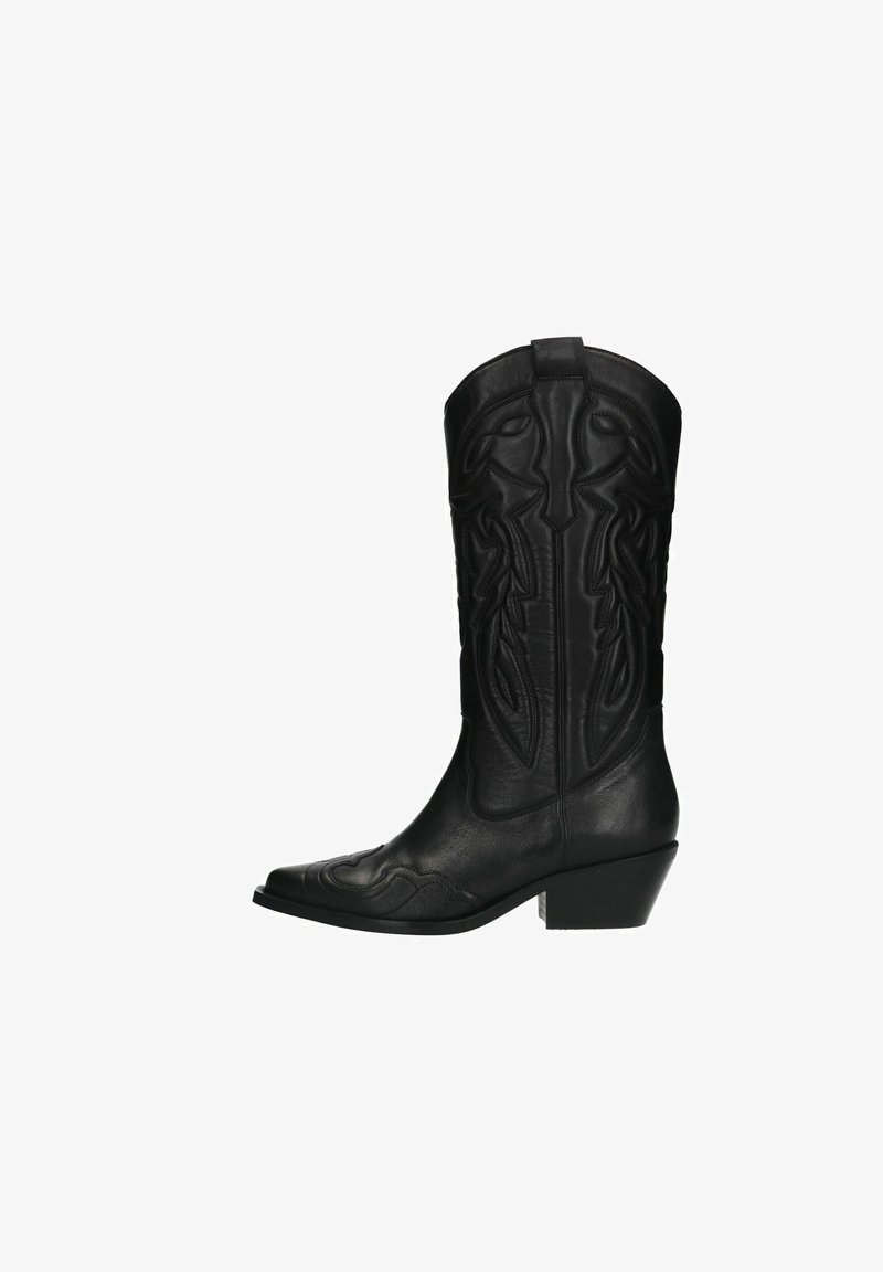 sacha Cowboy/Biker boots - black
