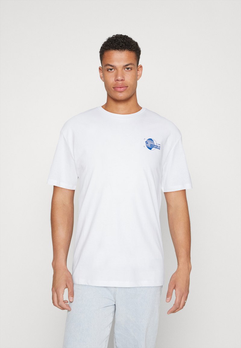 Jack & Jones CREW NECK Tshirt print white/wit Zalando.be