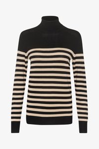 Selected, black feather gray mel stripe