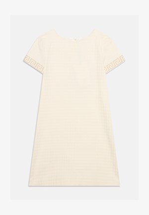 Versace, RESPONSIBLE GRECA EMBROIDERY - Robe de jour - cream/light sand
