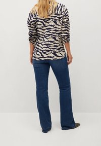 Violeta by Mango Blouse - mottled beige
