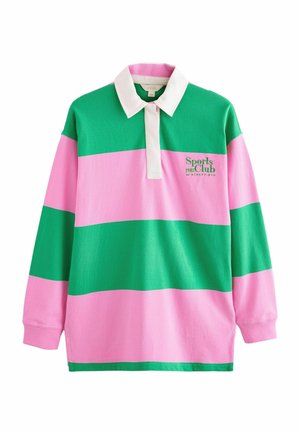 REGULAR FIT - Polo krekls - pink green stripe
