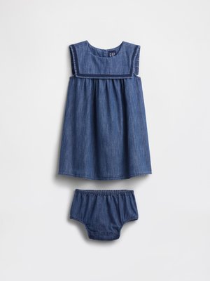 GAP X DOEN BABY & TODDLER DENIM SAILOR DRESS - Robe en jean - medium indigo