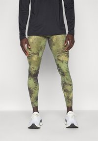 Nike Performance CAMO  - Leggings - oil green/medium olive/black