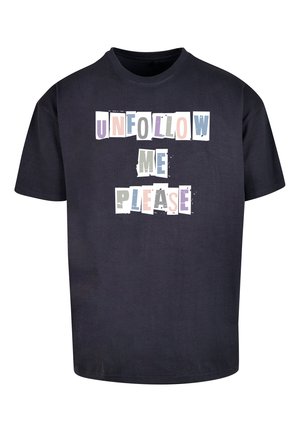 T-shirts med print - navy