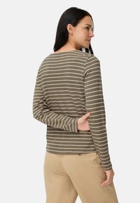 camel active Langærmet T-shirt - shadow khaki stripes
