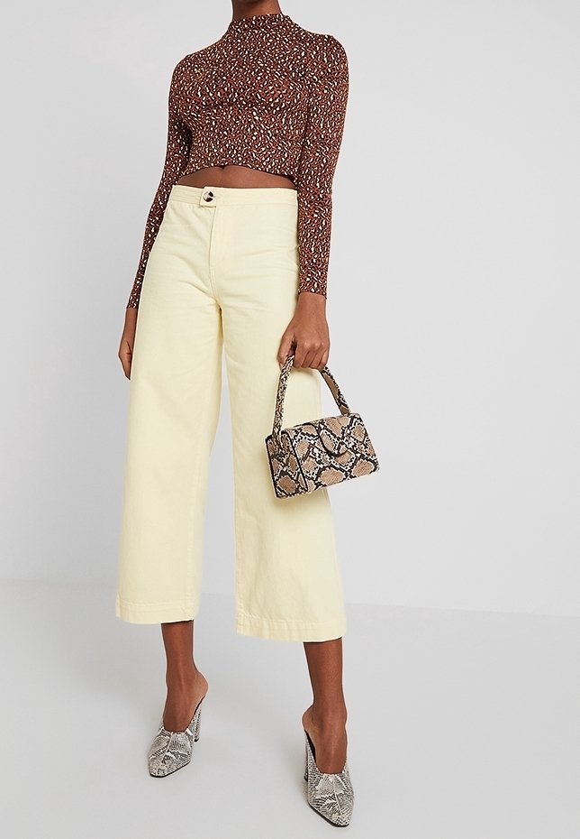 Short paperbag jaune foncé femme | Bréal