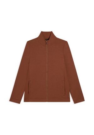 Felpa con zip - copper