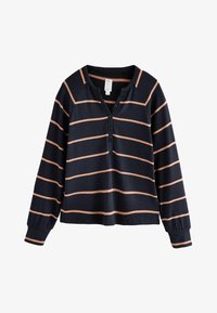 Selected, charcoal grey stripe