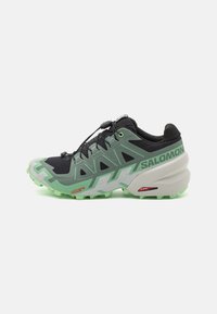 Salomon SPEEDCROSS 6 - Běžecké boty do terénu - black/laurel wreath/green ash