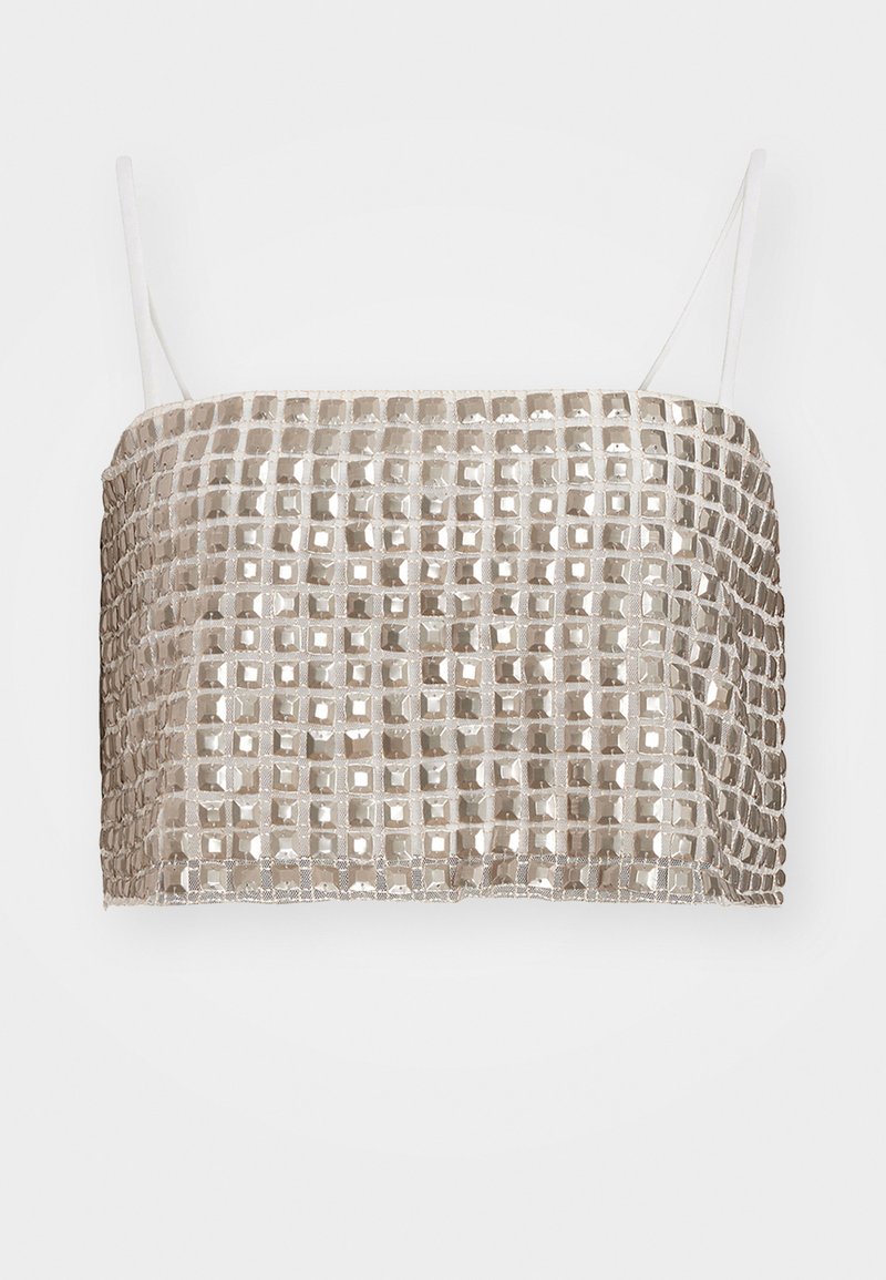 AllSaints Top goudkleurig AllSaints Top goudkleurig