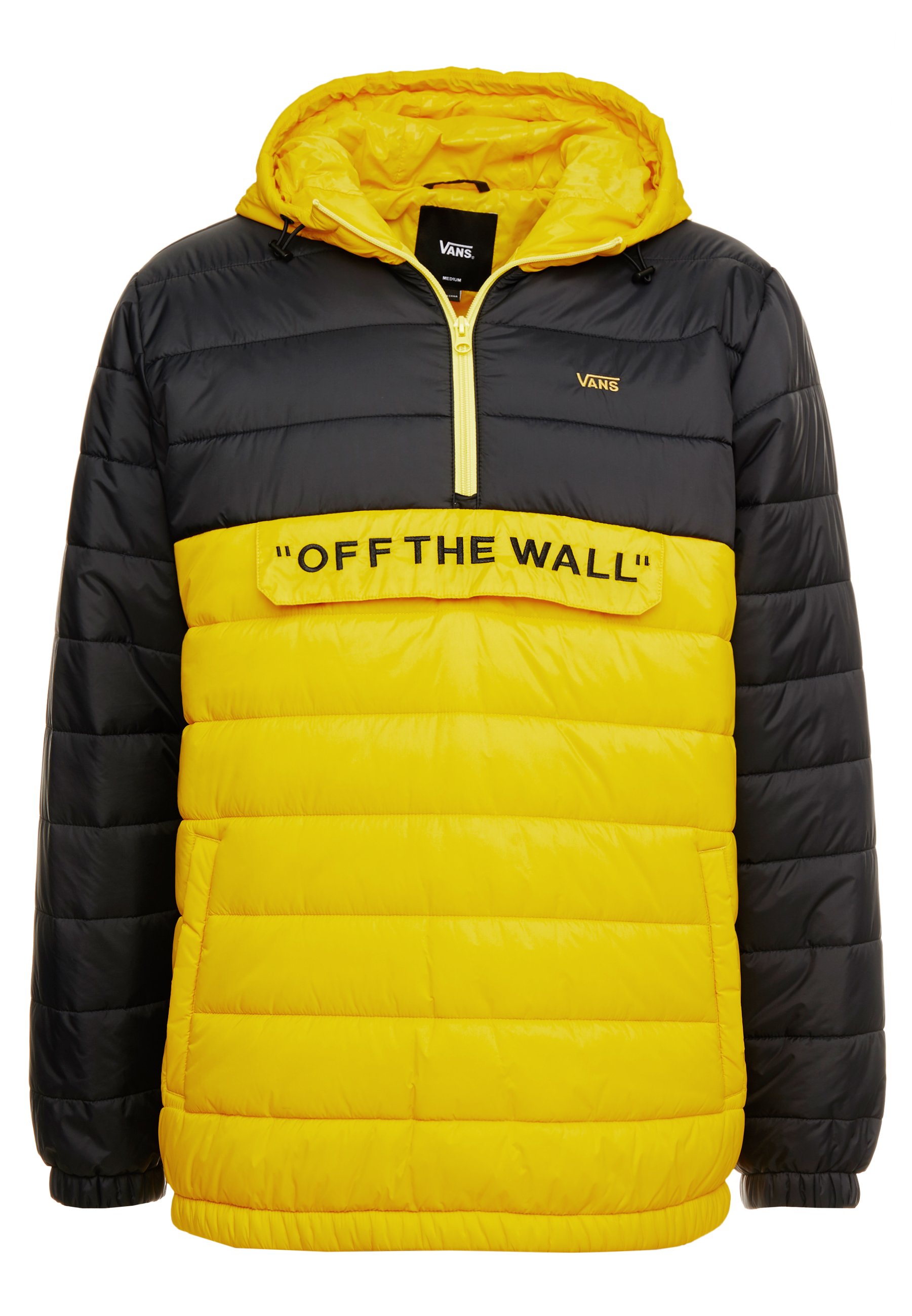 Vans CARLON ANORAK PUFFER Vinterjakke sulphurblack Vans CARLON ANORAK PUFFER Vinterjakke sulphurblack