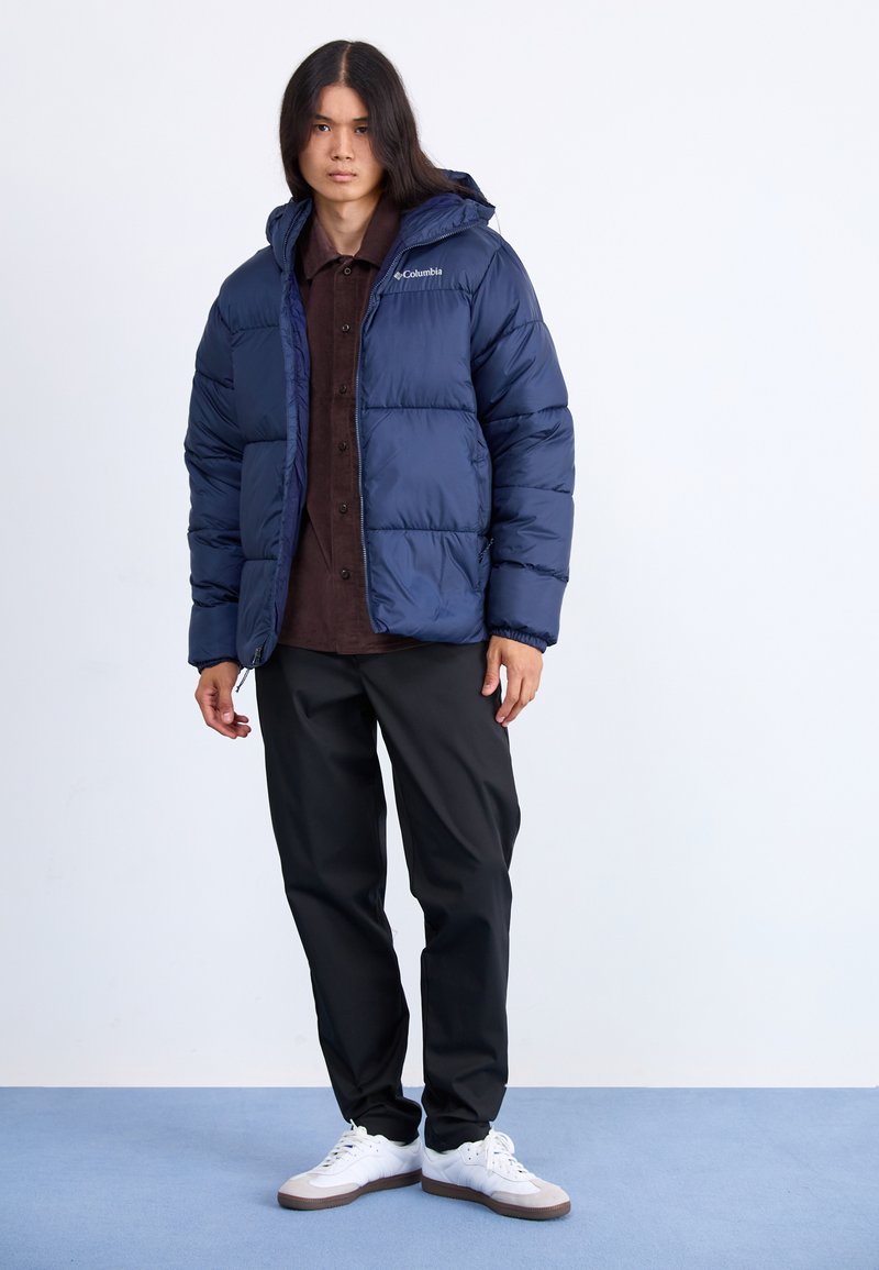 Columbia PUFFECT HOODED JACKET - Winter jacket - collegiate navy 