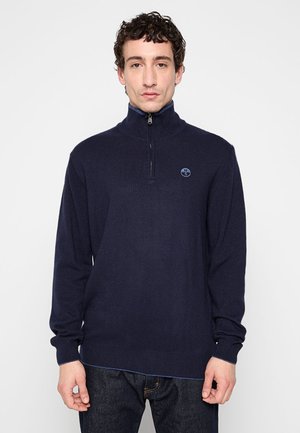 North Sails, HALF ZIP 12GG KNITWEAR - Maglione - navy blue