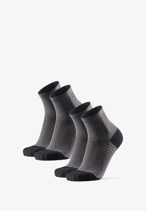 ANTI-FRICTION RACE 2-PACK - Chaussettes de sport - black grey