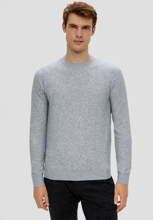 s.Oliver Strickpullover - grau meliert