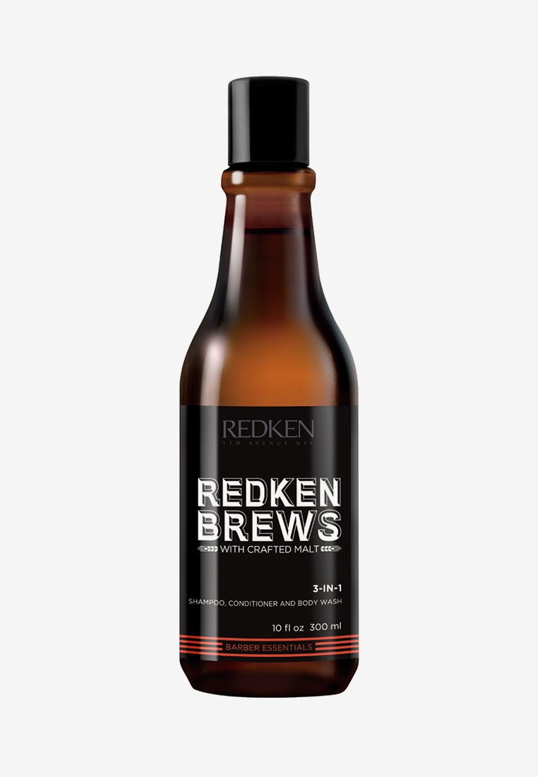 Redken - BREWS 3 IN 1 SHAMPOO | SHOWER GEL, SHAMPOO AND CONDITIONER IN ONE PRODUCT - Champú, Ampliar