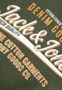 Jack & Jones Junior LOGO MINI - Felpa con cappuccio - kombu green