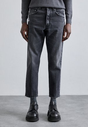 LARDINI PANTALONE UOMO LAVATO - Zúžené džíny - blue-black denim