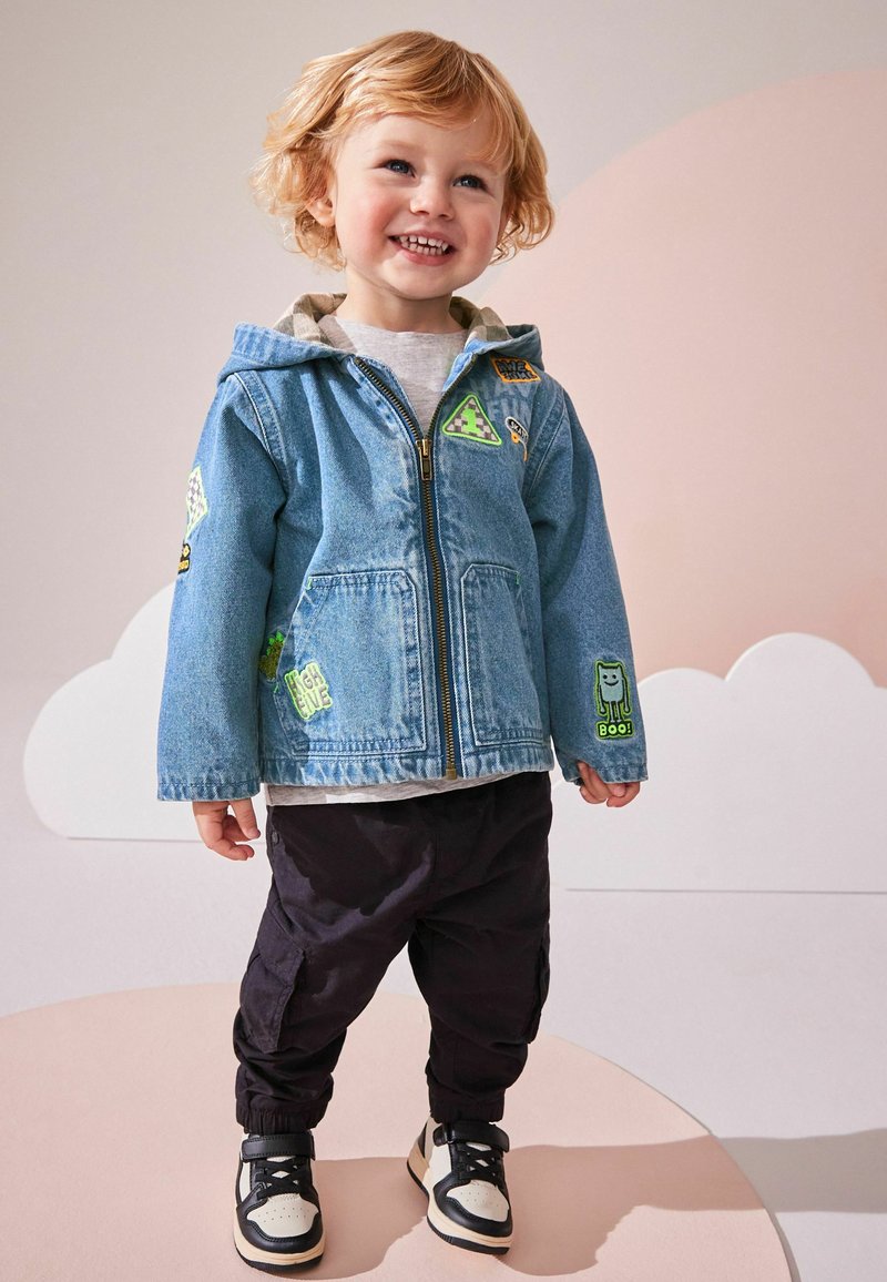 Next BADGE HOODED - REGULAR FIT - Džinsinis švarkelis - denim