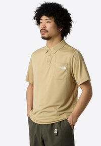 The North Face M NEW TANKEN POLO - Polotričko - khaki stone