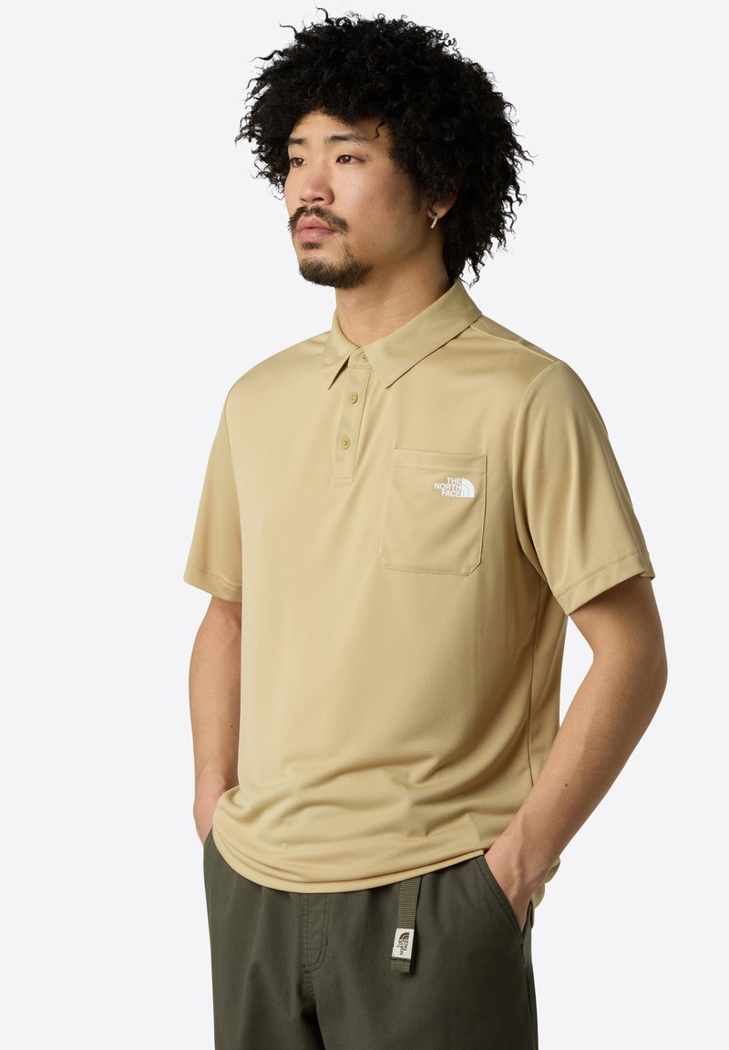 The North Face M NEW TANKEN POLO - Polotričko - khaki stone