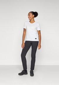 Salewa EAGLE LOGO PATCH - Basic T-shirt - optical white