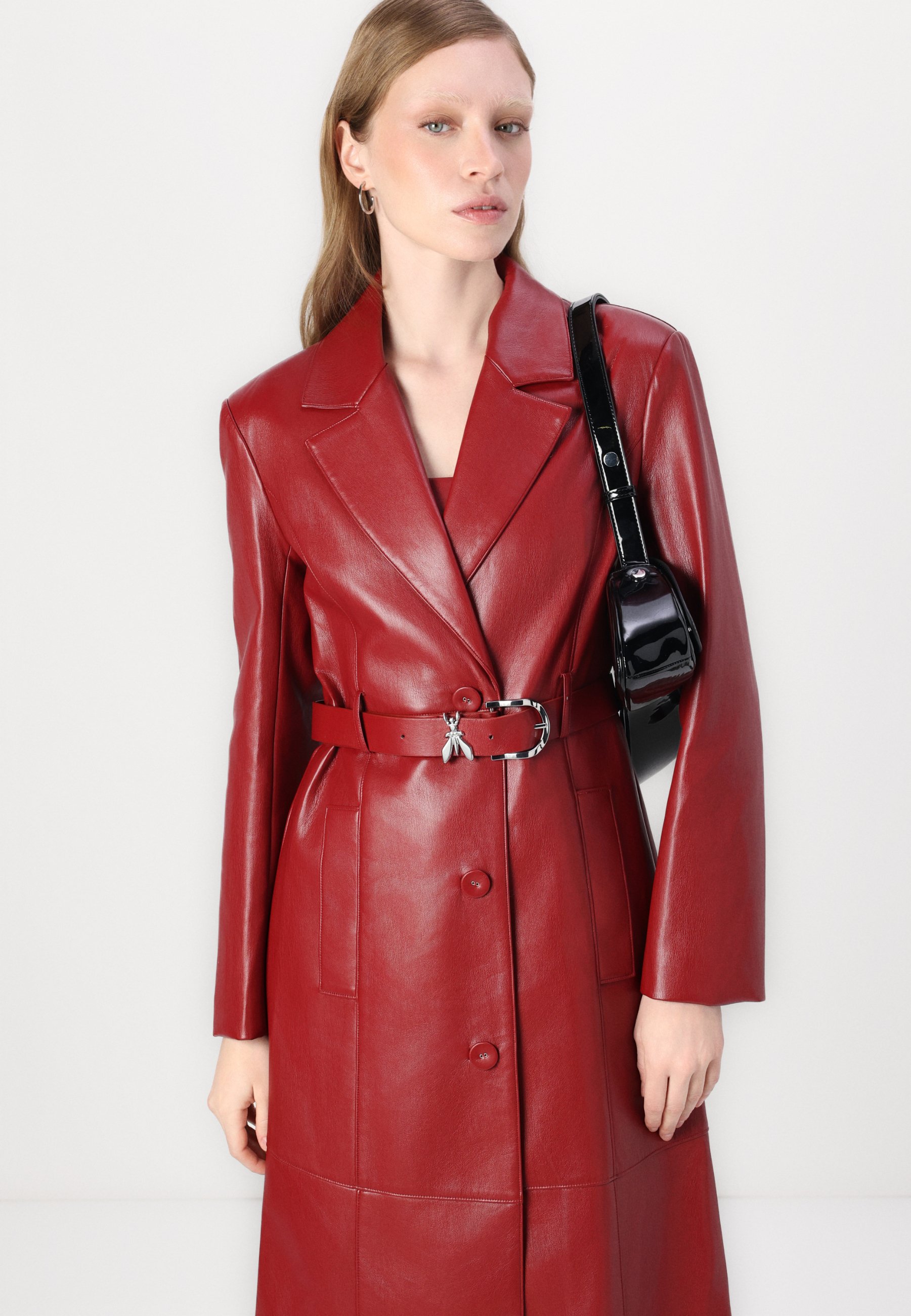 Patrizia Pepe OUTERWEAR - Trenchcoat - clash red/red - Zalando.ie
