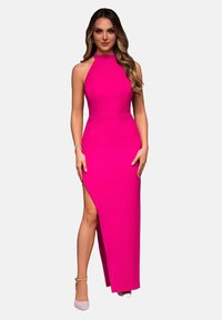 Ombre Společenské šaty - fuchsia