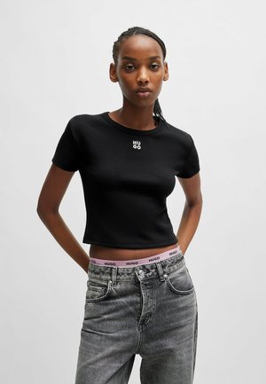 DELANOR - Camiseta básica - black one