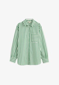 Geselecteerd, green mini scallion stripe hedgerow