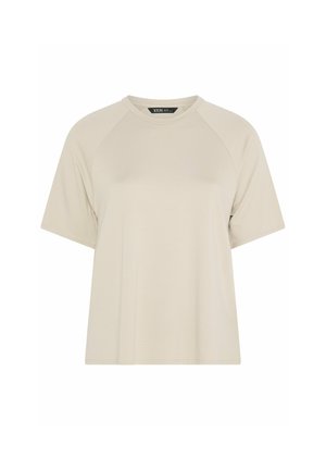 Yours Clothing, PLUS SIZE CASUAL TOPS. - T-shirts basic - beige