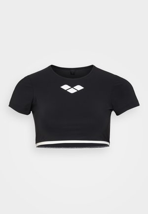 Arena WOMENS CONTRAST BEACH  - Surfshirt - black/off white