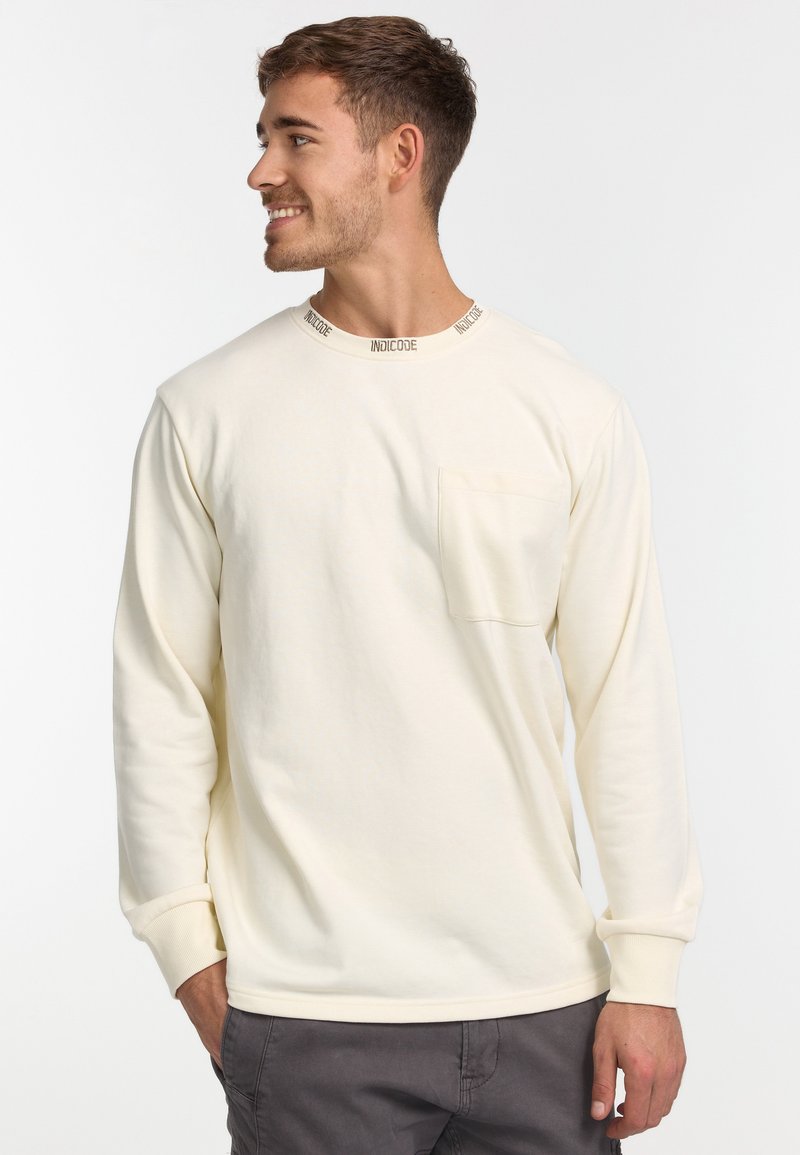 INDICODE JEANS INWHANN - Sweatshirt - vanilla ice