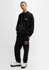 HUGO URIAN - Lace-up ankle boots - light grey three