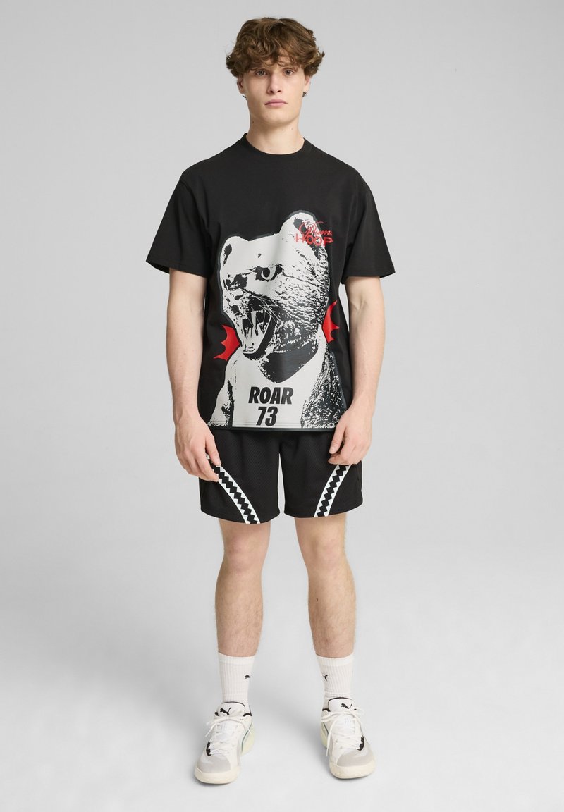 Puma Triko s potiskem - black