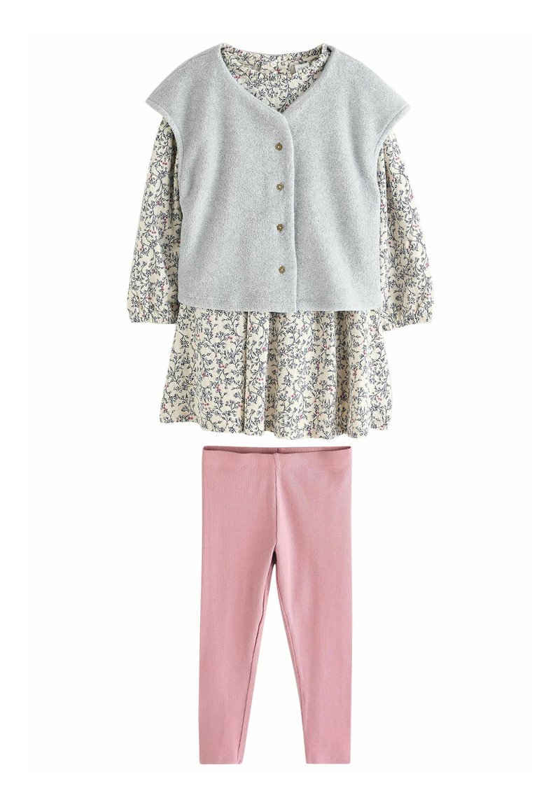 Next LONG SLEEVE SET - REGULAR FIT - Flísová bunda - grey