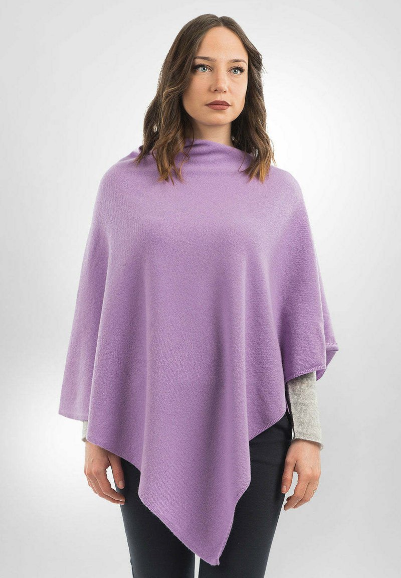 Dalle Piane Cashmere BLEND - Pončo - lilla