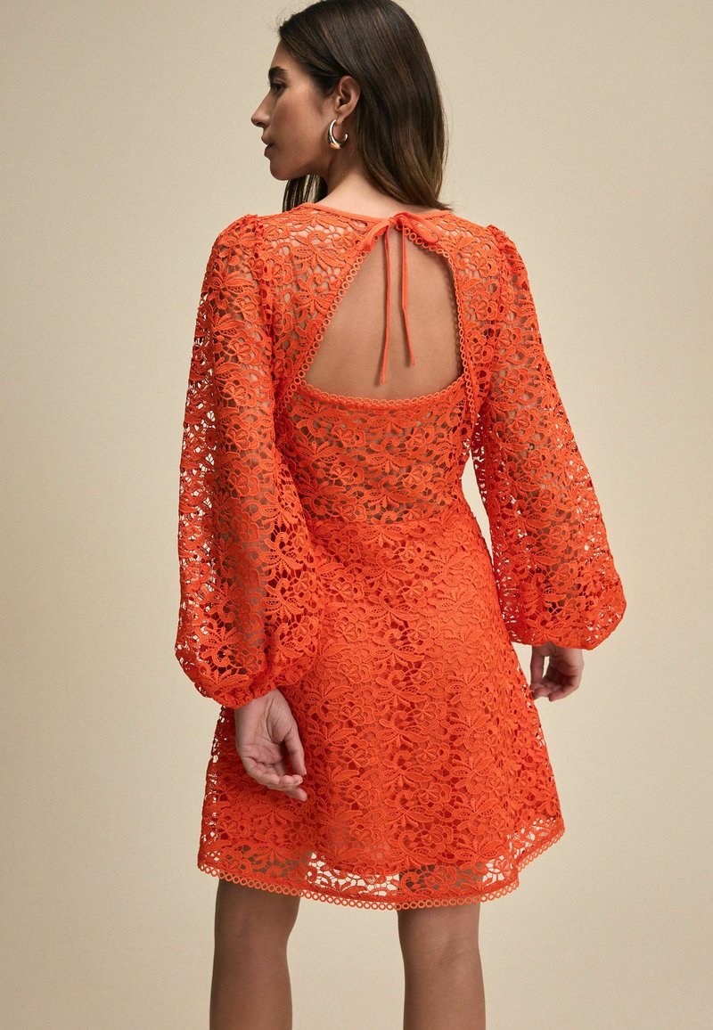 Next MINI - Cocktail dress / Party dress - bright orange/orange - Zalando