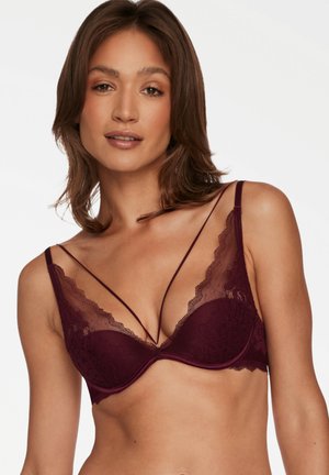 Push-up bra - bordeaux