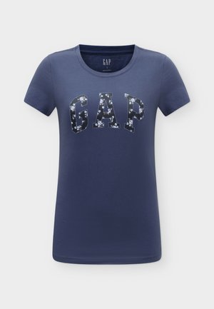 GAP, V-SS CLASSIC TEE NOVELTY - T-shirt imprimé - blue track