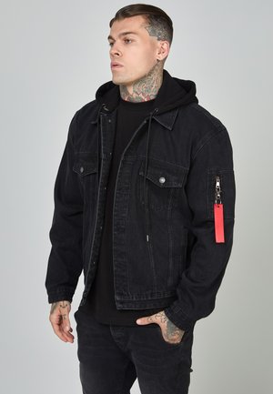 FLIGHT JACKET - Jeansjacka - black