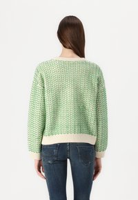 YAS YASGEA - Neuletakki - birch/medium green