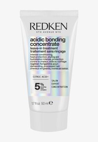 Redken Acidic Bonding Concentrate leave-in behandling i tub, 50 ml, för intensiv återfuktning, värmeskydd och styling av behandlat hår.