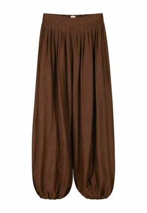 Coster Copenhagen, VOLUME PANTS - SILLE FIT - Панталони - chocolate brown