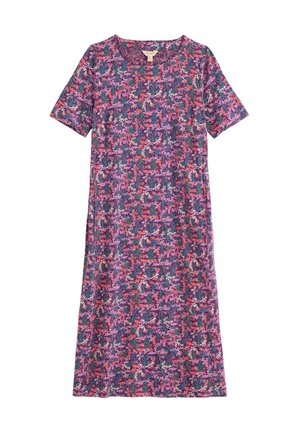 Seasalt Cornwall, SEASALT CORNWALL S/S PIPERS DRESS - Jerseyjurk - summer fronds purple kale