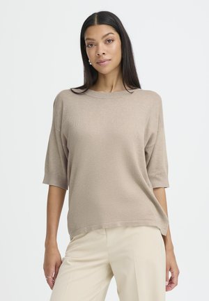 b.young, BYMMORLA - T-shirt basique - humus melange