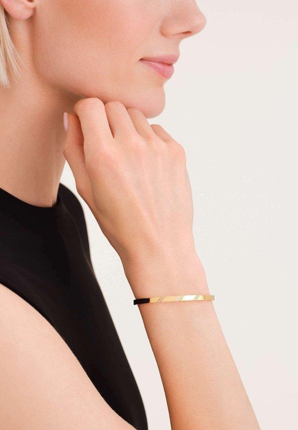 WITH LINES OF CRYSTALS - Armband